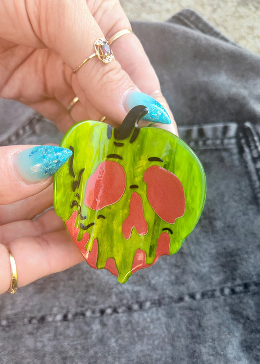 unique poison apple hairclip